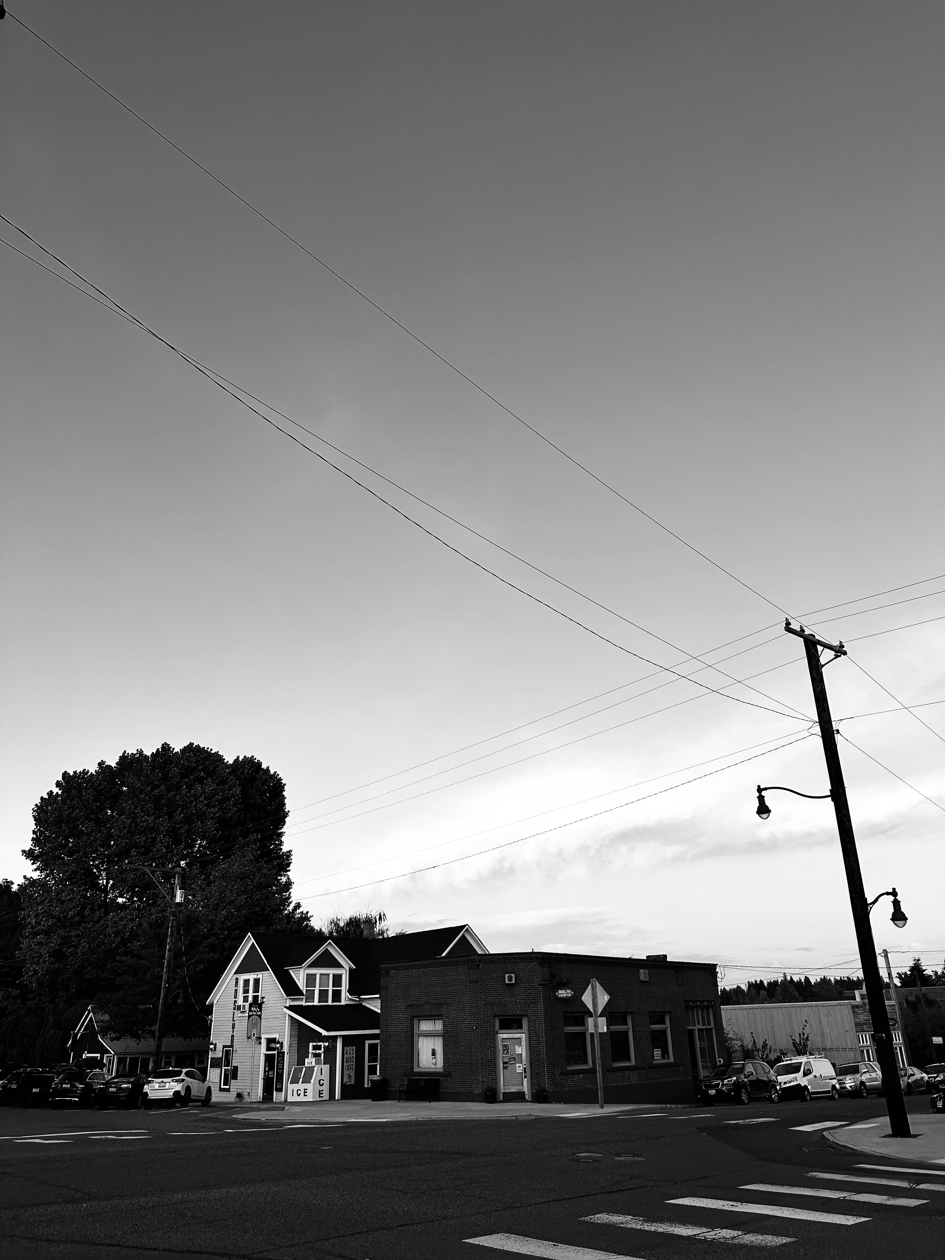 This intersection is the heart of Roslyn, W.A. A town with no stoplights and only one "major" intersection and layers of community woven throughout. 