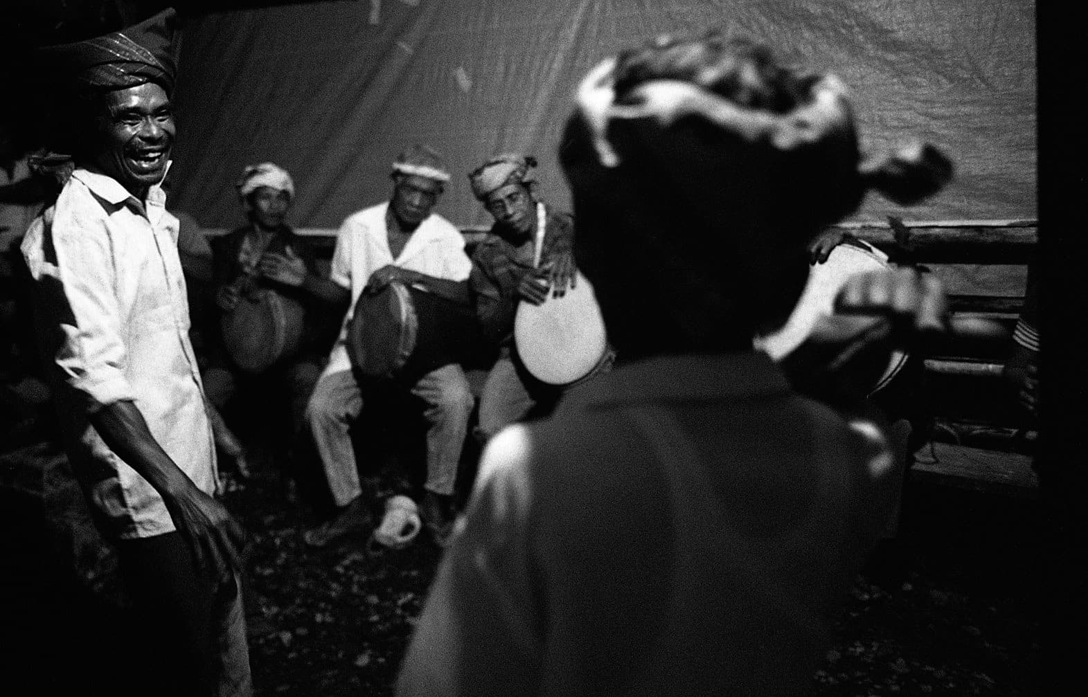 An ancient tribal ritual in Sangihe, Indonesia.